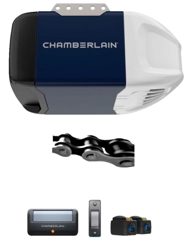 Garage Opener with Chain Drive System - 1:2 HP