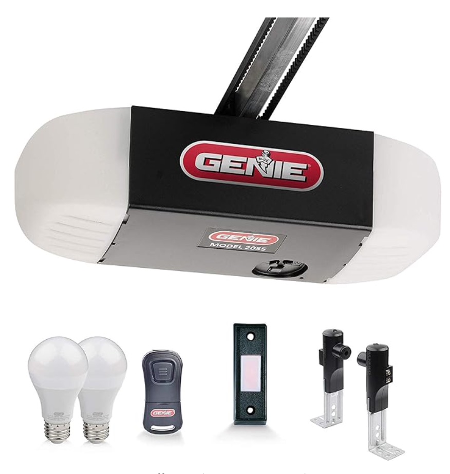 Genie 2055-LED Essentials LED Bulbs Included Ultra-Quiet Belt Drive